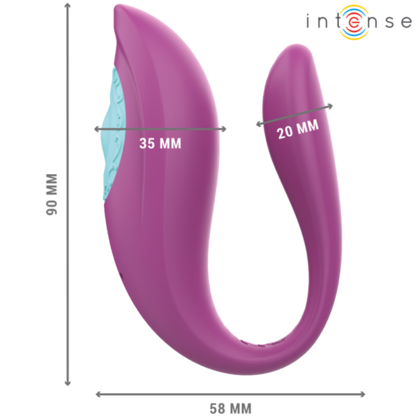 Intense Annie — Couples Vibrator, Remote Control, Purple — view 4