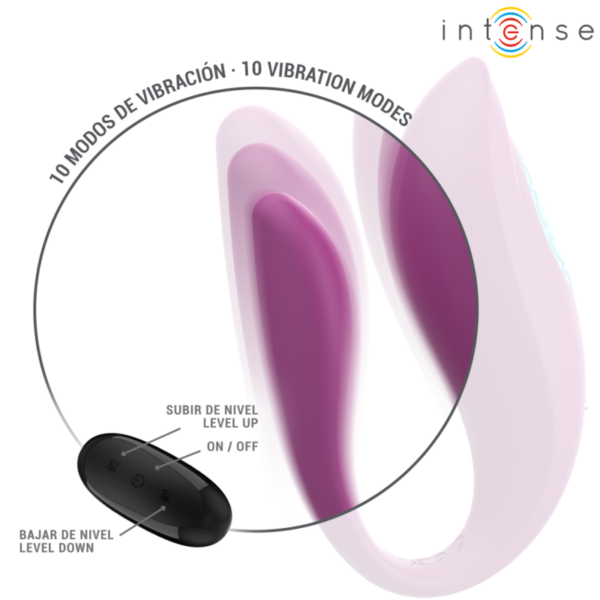 Intense Annie — Couples Vibrator, Remote Control, Purple — view 5