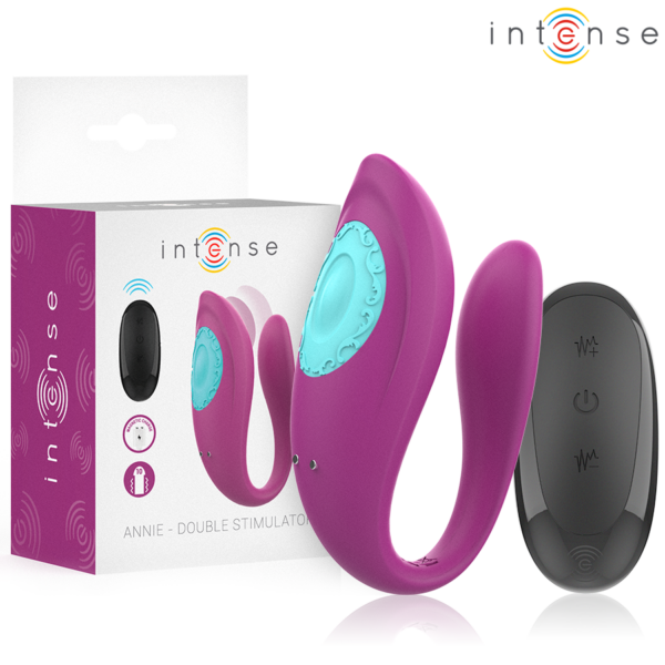 Intense Annie — Couples Vibrator, Remote Control, Purple