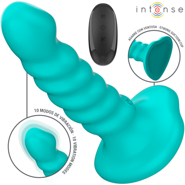 Intense Buffy — Vibrator, Remote Control, Blue — Remote Control Vibrators — view 2