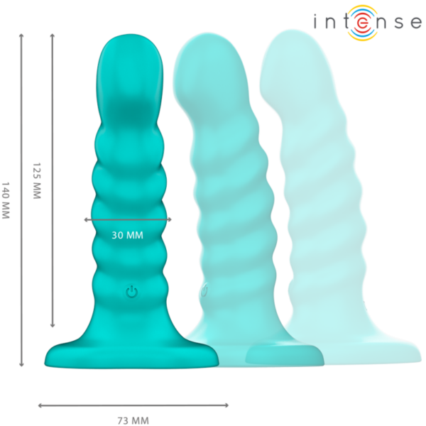 Intense Buffy — Vibrator, Remote Control, Blue — Remote Control Vibrators — view 3