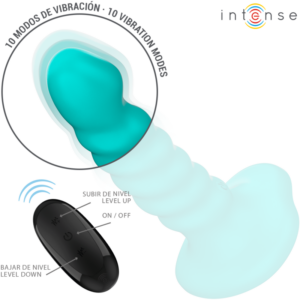 Intense Buffy — Vibrator, Remote Control, Blue — Remote Control Vibrators — view 4