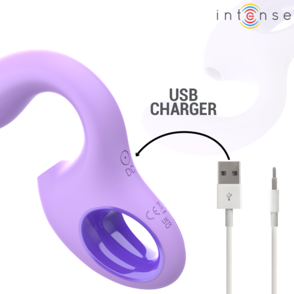 Intense Baxter — Clit Sucker, Waterproof, Violet — Air Pulse Vibrators — view 7