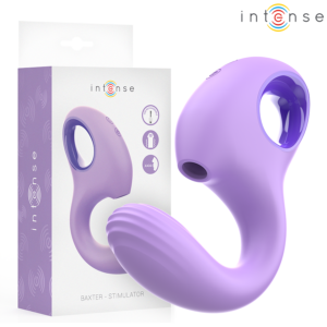 Intense Baxter — Clit Sucker, Waterproof, Violet — Air Pulse Vibrators