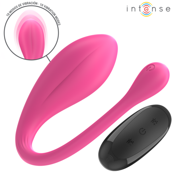 Intense Janice — Couples Vibrator, Remote Control, Pink — view 2