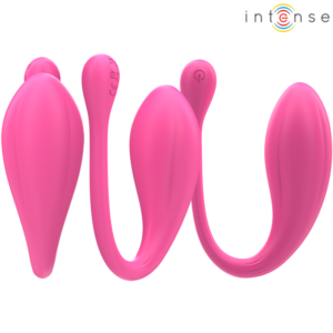 Intense Janice — Couples Vibrator, Remote Control, Pink — view 3