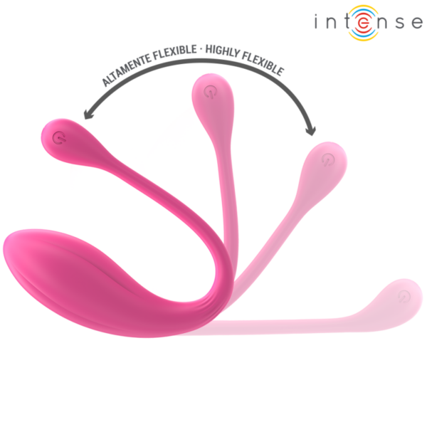 Intense Janice — Couples Vibrator, Remote Control, Pink — view 5