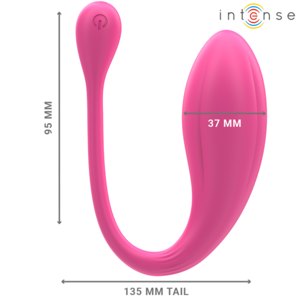 Intense Janice — Couples Vibrator, Remote Control, Pink — view 6