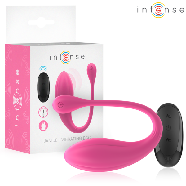 Intense Janice — Couples Vibrator, Remote Control, Pink