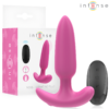 Intense Ross — Vibrating Butt Plug, Remote Control, Pink — Anal