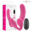 Intense Amy — Strapless Strap-On, Remote Control, Pink — Couples