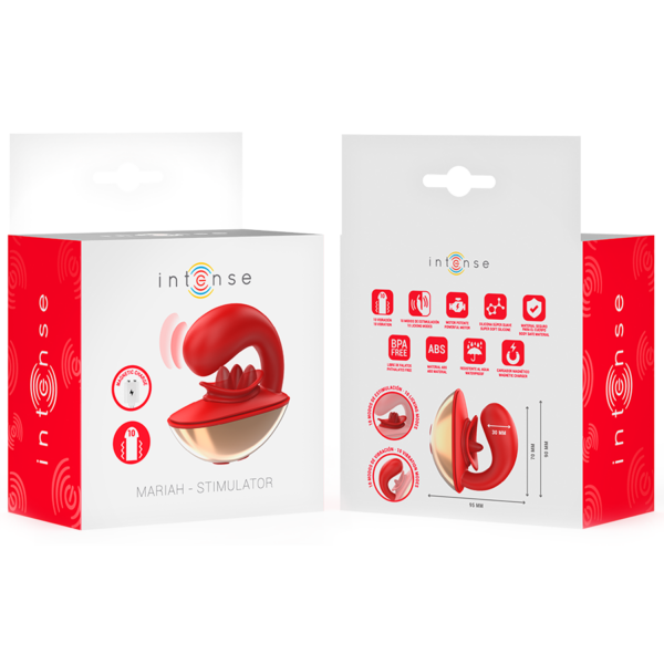 Intense Mariah — Rabbit Vibrator, Waterproof, Red — Rabbit Vibrators — view 8