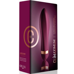 Climaximum Ardor Twisted — Vibrator, Silicone, Burgundy — Mini Vibrators — view 3