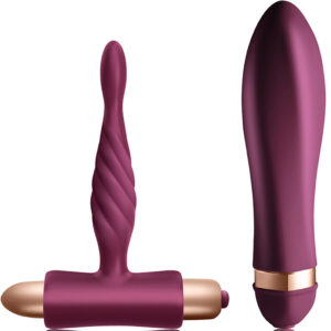 Climaximum Dare — Sex Toy Kit, Burgundy — Sex Toy Kits & Sets