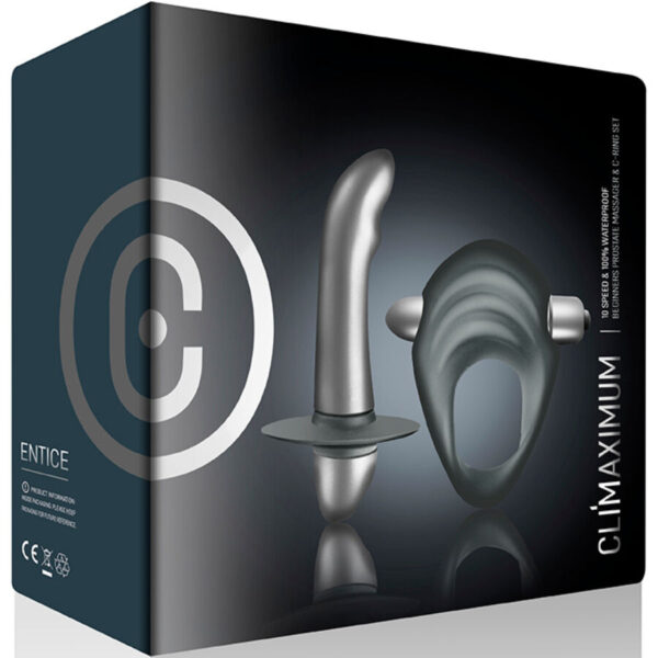 Climaximum Entice — Sex Toy Kit, Grey — Couples — view 5