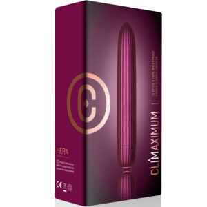 Climaximum Hera Textured — Bullet Vibrator, Waterproof, Burgundy — Bullet Vibrators — view 3