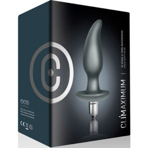 Climaximum Idosi — Vibrating Butt Plug, Waterproof, Grey — Anal — view 3
