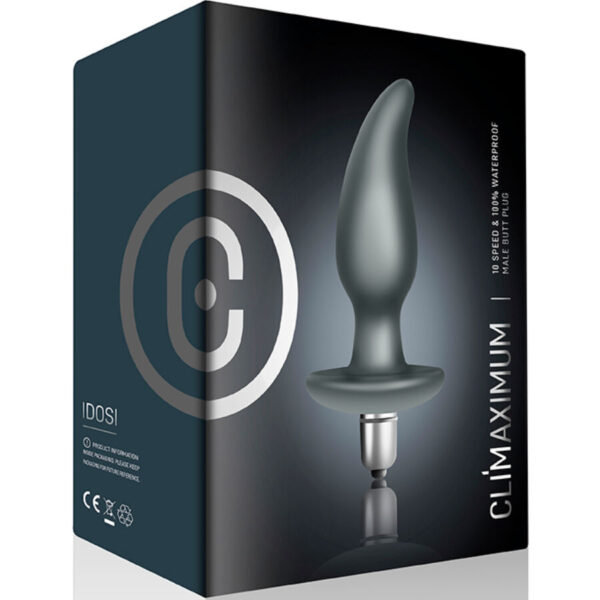 Climaximum Idosi — Vibrating Butt Plug, Waterproof, Grey — Anal — view 3