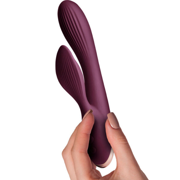 Climaximum Lyanna — Rabbit Vibrator, Rechargeable, Burgundy — Clitoral Stimulators — view 2