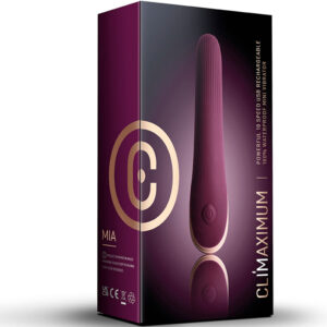 Climaximum Mia Discreet — Vibrator, Silicone, Burgundy — Classic Vibrators — view 3
