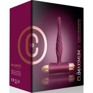 Climaximum Pharos Beginner — Vibrating Butt Plug, Burgundy — Anal — view 3