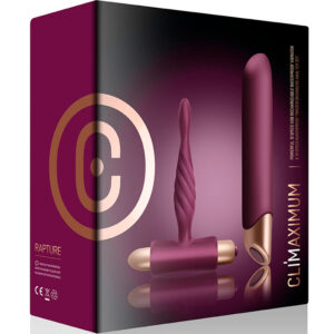 Climaximum Rapture — Sex Toy Kit, Burgundy — Couples — view 3