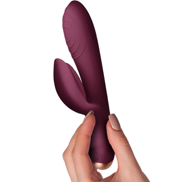 Climaximum Spirit — Rabbit Vibrator, Silicone, Burgundy — Clitoral Stimulators — view 2