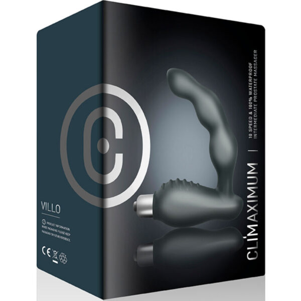 Climaximum Villo Stepped — Prostate Vibrator, Waterproof, Grey — Anal — view 2