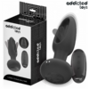 Addicted Toys Tongue — Vibrating Butt Plug, 13 cm, Black — Anal