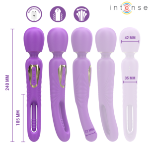 Intense Christy — Wand Massager, Waterproof, Purple — Handheld Massagers — view 4