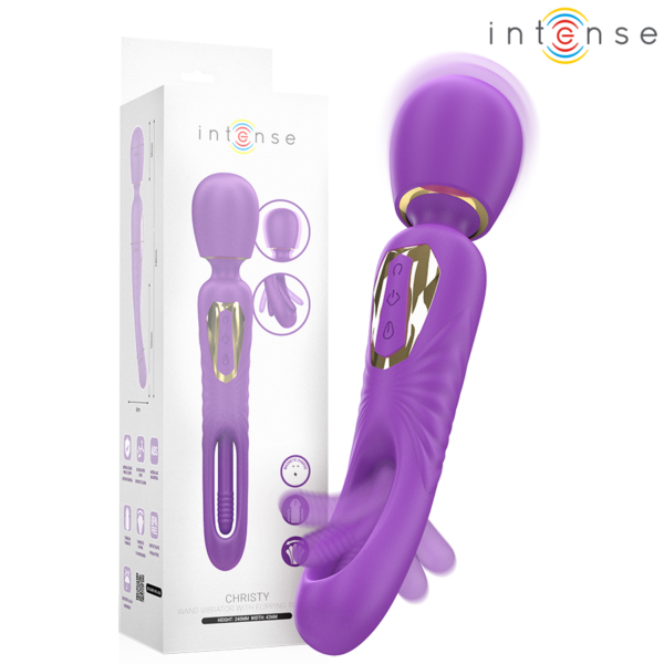 Intense Christy — Wand Massager, Waterproof, Purple — Handheld Massagers