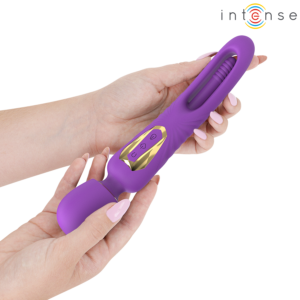 Intense Christy — Wand Massager, Waterproof, Purple — Handheld Massagers — view 2