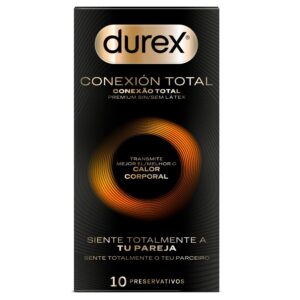 Durex Total Connection — Non-Latex Condoms, 10 Pack — Condom Multipacks