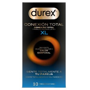 Durex Total Connection XL — XL Condoms, 10 Pack — Condom Multipacks