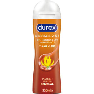 Durex Sensual Ylang-Ylang — Massage Gel, 200 ml, 2-in-1 — Body Massage Oils