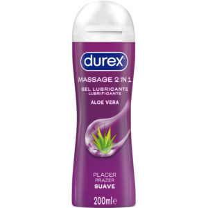 Durex Soft Aloe Vera — Massage Gel, 200 ml, 2-in-1 — Flavored Lubricants