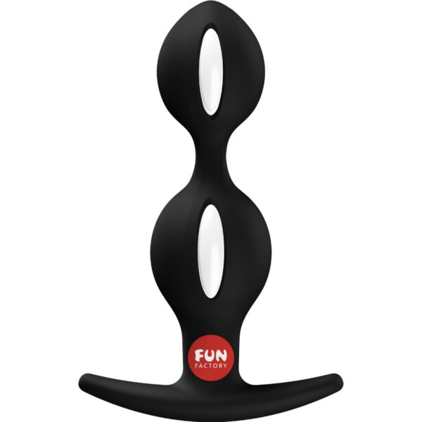 Fun Factory B-Balls Duo — Butt Plug, Black — Anal — view 3