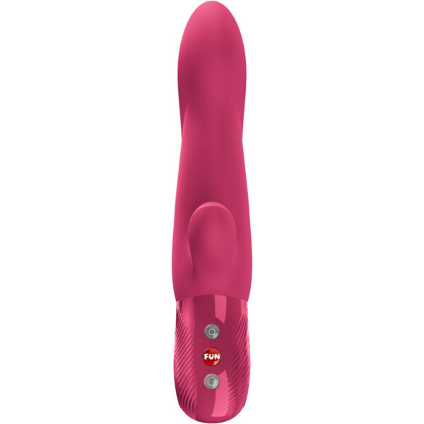 Fun Factory Bi Stronic Arc — Thrusting Vibrator, Raspberry — Rabbit Vibrators — view 3