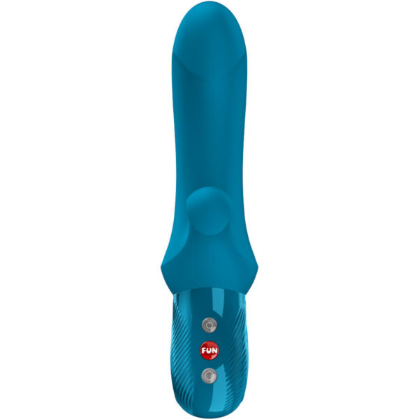 Fun Factory Bi Stronic Curve — Thrusting Vibrator, Aquamarine — Rabbit Vibrators — view 2
