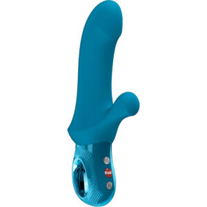Fun Factory Bi Stronic Curve — Thrusting Vibrator, Aquamarine — Rabbit Vibrators