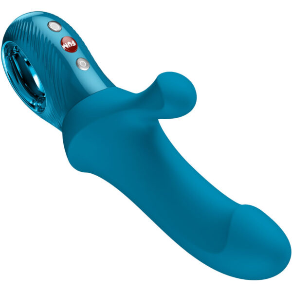 Fun Factory Bi Stronic Curve — Thrusting Vibrator, Aquamarine — Rabbit Vibrators — view 3