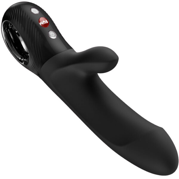 Fun Factory Bi Stronic Embrace — Thrusting Vibrator, Black — Rabbit Vibrators — view 2
