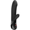 Fun Factory Bi Stronic Embrace — Thrusting Vibrator, Black — Rabbit Vibrators