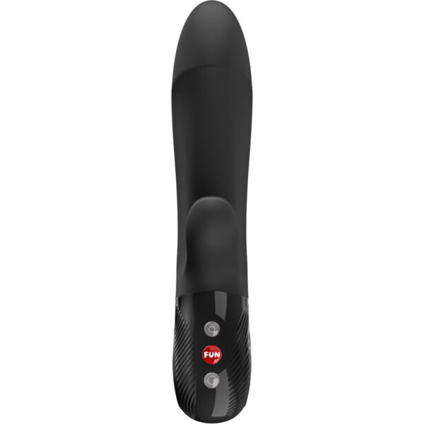 Fun Factory Bi Stronic Embrace — Thrusting Vibrator, Black — Rabbit Vibrators — view 3