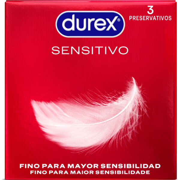 Durex Sensitive Soft — Ultra Thin Condoms, 3 Pack — Condom 3 Packs