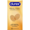 Durex RealFeel — Non-Latex Condoms, 12 Pack — Condom Multipacks