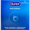 Durex Natural Comfort — Condoms, 3 Pack — Classic Condoms