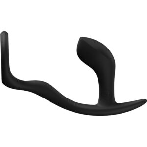 Fun Factory Bootie Ring — Cock Ring, Butt Plug, Black — Cock Rings with Plug — view 3