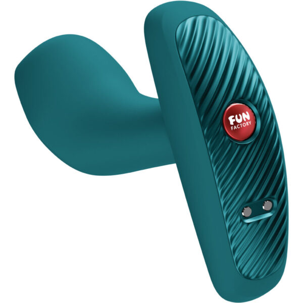 Fun Factory Bootie Vibe — Vibrating Butt Plug, Bottle Green — Anal — view 3