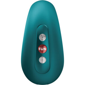 Fun Factory Cherie Double — Air Pulse Stimulator, Bottle Green — Air Pulse Vibrators — view 3